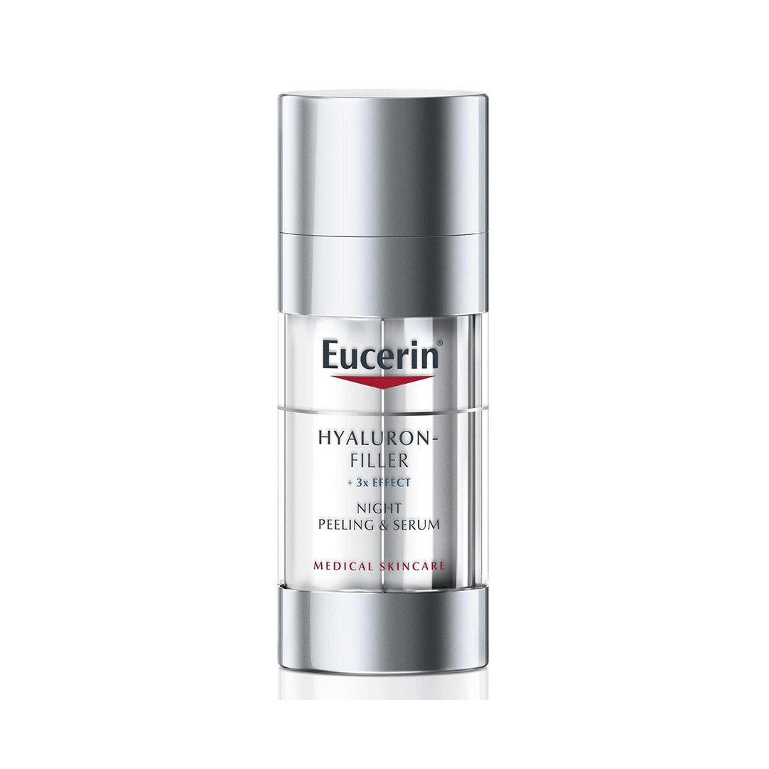EUCERIN HYALURON FILLER NOĆNI PILING I SERUM 2X15ML - Slika 2