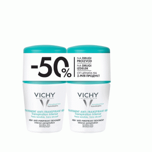 VICHY DEODORANT ANTI TRANSPIRANT INTESE ROLL-ON DUOPACK 2X50ML