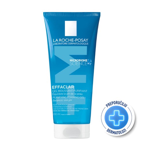 LRP EFFACLAR gel za ciscenje masne koze 200ml- za čišćenje masne i osjetljive kože