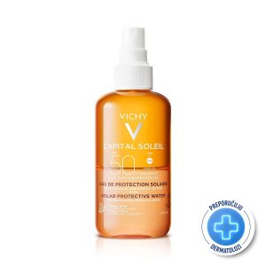 VICHY CAPITAL SOLEI VODICA ZA ZAŠTITU OD SUNCA SPF50 + BRONZ 200ML