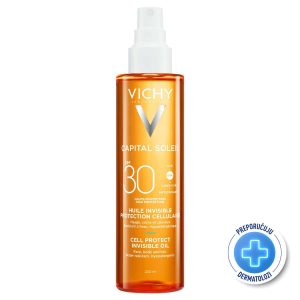 VICHY CAPITAL SOLEI ZAŠTITNO ULJE ZA LICE TIJELO I VRHOVE KOSE SPF30 200ML