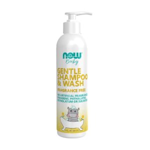 Nježni dječji šampon i gel za tuširanje NOW Baby (237 ml)