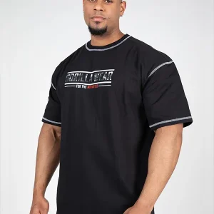 SAGINAW Oversized Majica – Crna