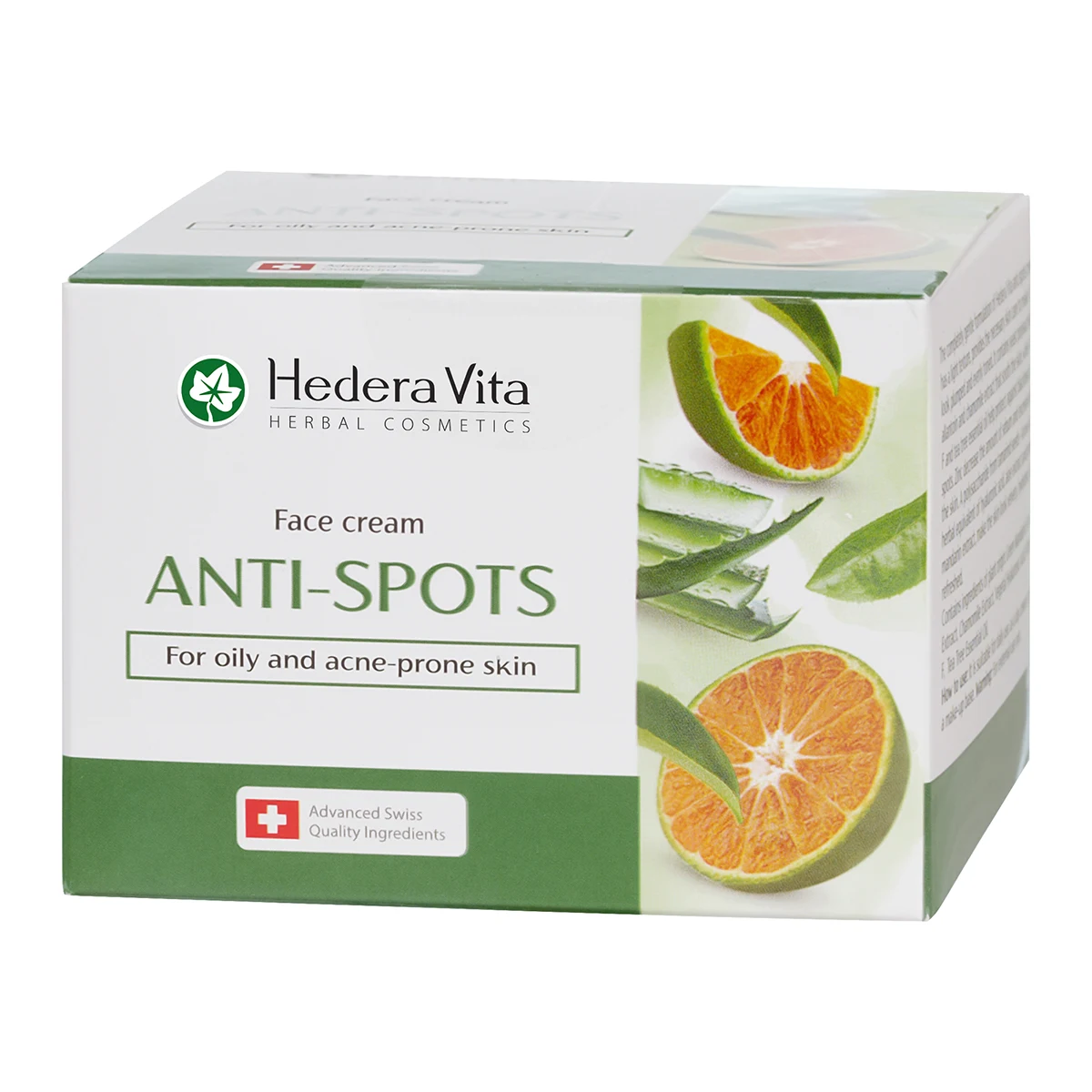 ANTI ACNE krema ekstrakt aloje i kamilice 50g Hedera Vita - Slika 2