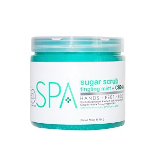 BCL SPA Mint+CBD Šećerni Piling 454g