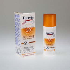 EUCERIN TONIRANA KREMA ZA ZAŠTITU LICA OD SUNCA SREDNJE TAMNA NIJANSA SPF50+
