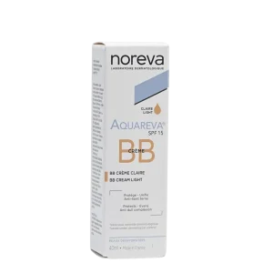 NOREVA AQUAREVA hidratan.tonirana BB krema light SPF 15 – zaštitu od plave svjetlosti i smanjenje proizvodnje slobodni