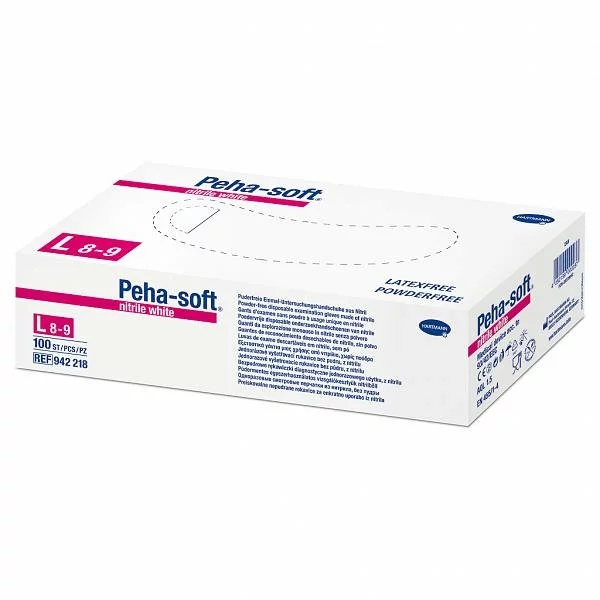 RUKAVICE NITRIL PEHA-SOFT BIJELE A200 M - Slika 2