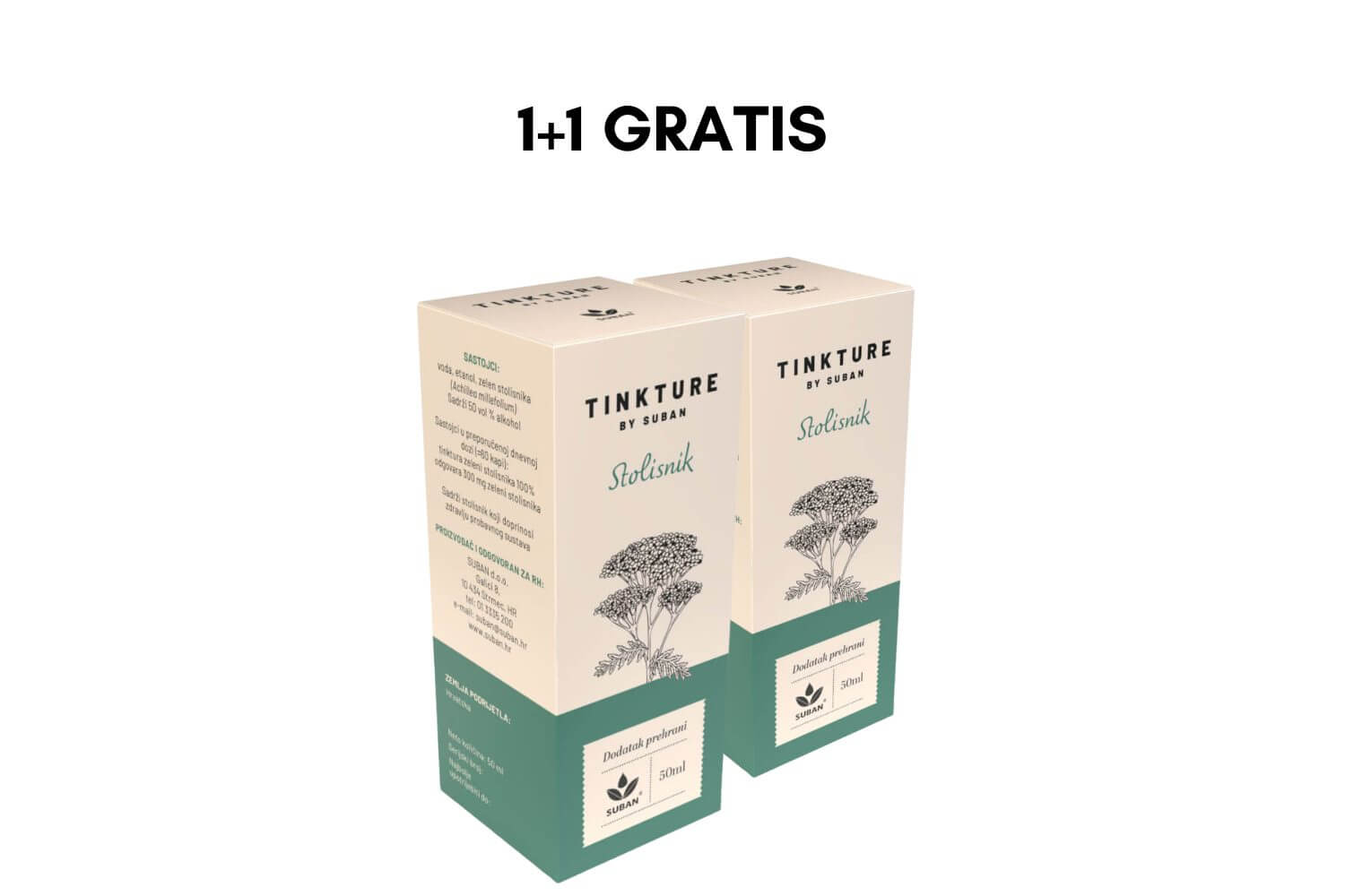 Tinkture by Suban – STOLISNIK – 50ml – 1+1 gratis - Slika 2