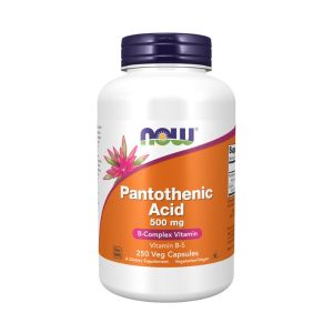 Pantotenska kiselina – Vitamin B5 NowFoods 250 kapsula
