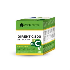 DIREKT C 500+CINK+D3 vrećice Vonpharma