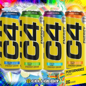 C4 Carbonated Explosive Energy Drink 500ml