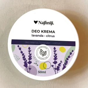 Najfinija deo krema od lavande i citrusa 50 ml