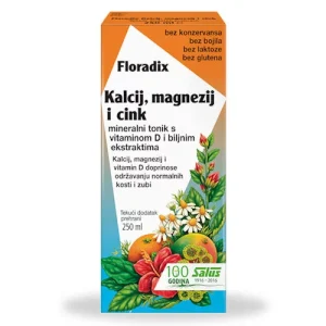 FLORADIX KALCIJ MAGNEZIJ I CINK TONIK 250ML