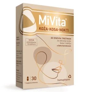 MIVITA KOŽA KOSA NOKTI KAPSULE A30 HAMAPHARM