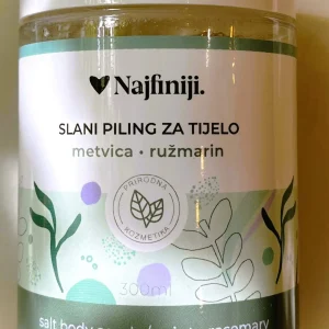Najfiniji piling za tijelo Metvica Ružmarin 300ml/460g