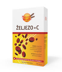 Željezo + C a 90 kapsula Natural Wealth