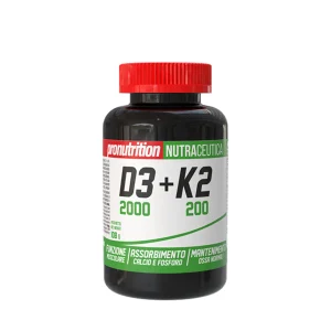 Vitamina D3 2000 +K2 200 | 50 mcg D3, 200 mcg K2