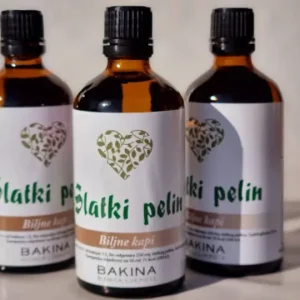 Bakina riznica ljepote Slatki pelin biljne kapi 100 ml